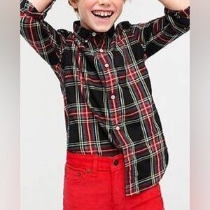 Crewcuts J. Crew - Boys Stewart Plaid Dress Shirt. Button down. NWT. Size 8